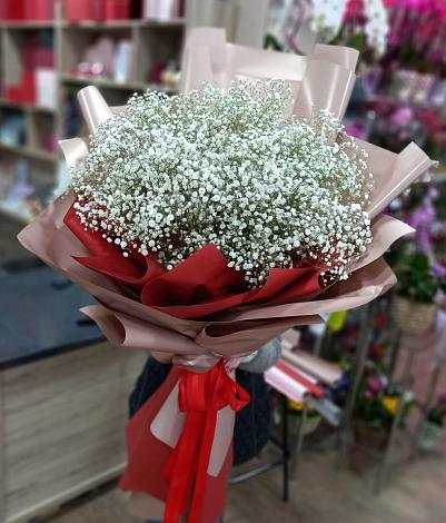 Букет цветов из: Гипсофила в Спартак