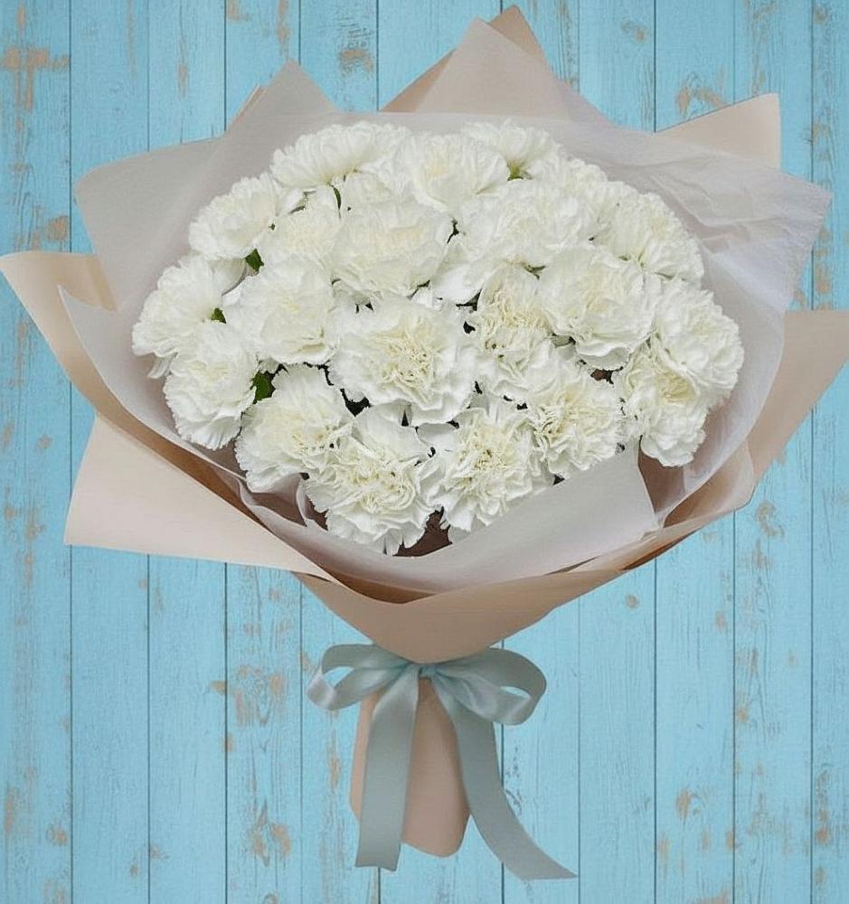 Букет цветов из: Гвоздики в Спартак