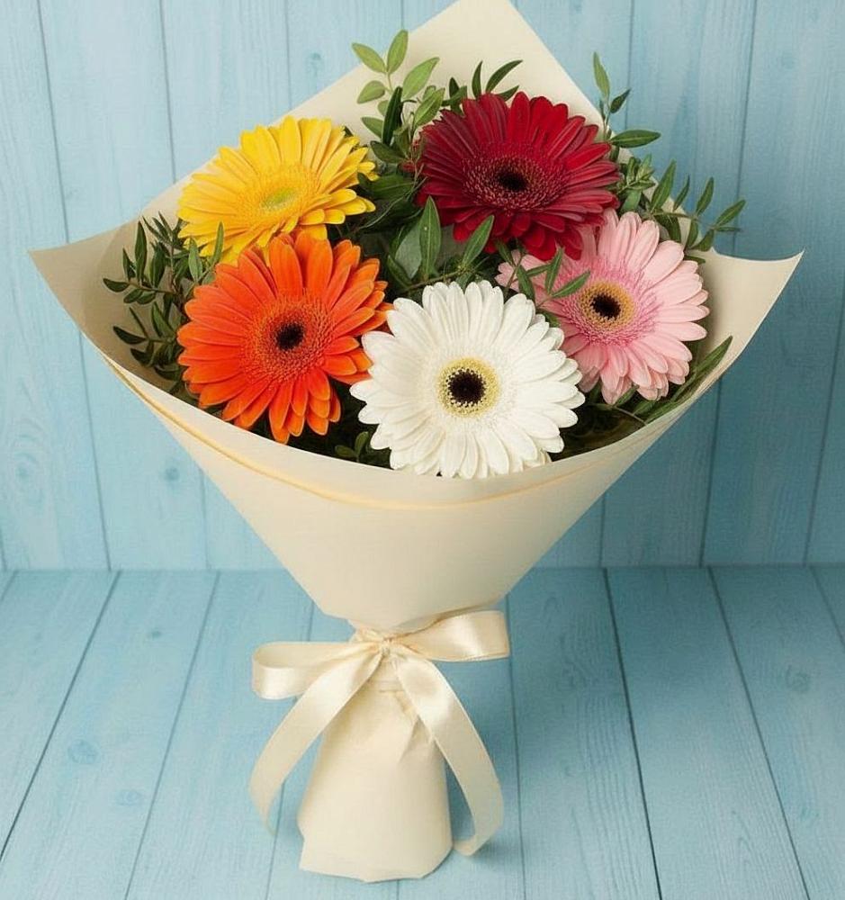 Букет цветов из: Герберы в Спартак