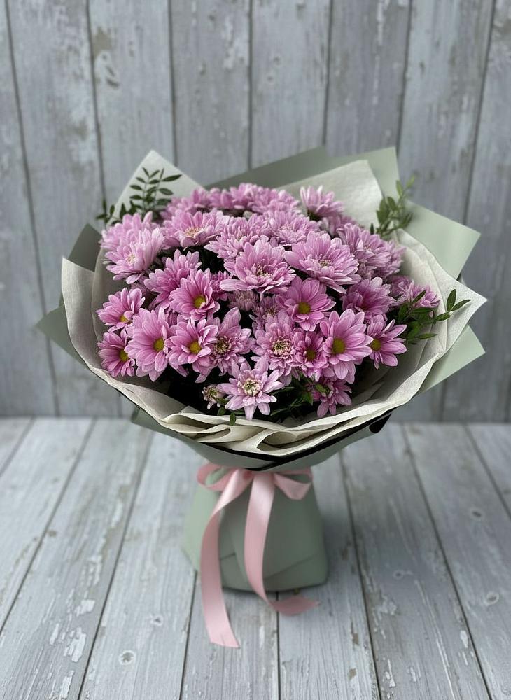 Букет цветов из: Хризантемы в Спартак