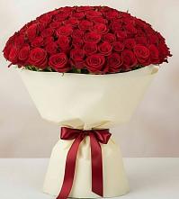 Букет 101 Красная роза Милано в Спартак