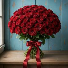 Букет Красные розы Блэк Меджик в Спартак