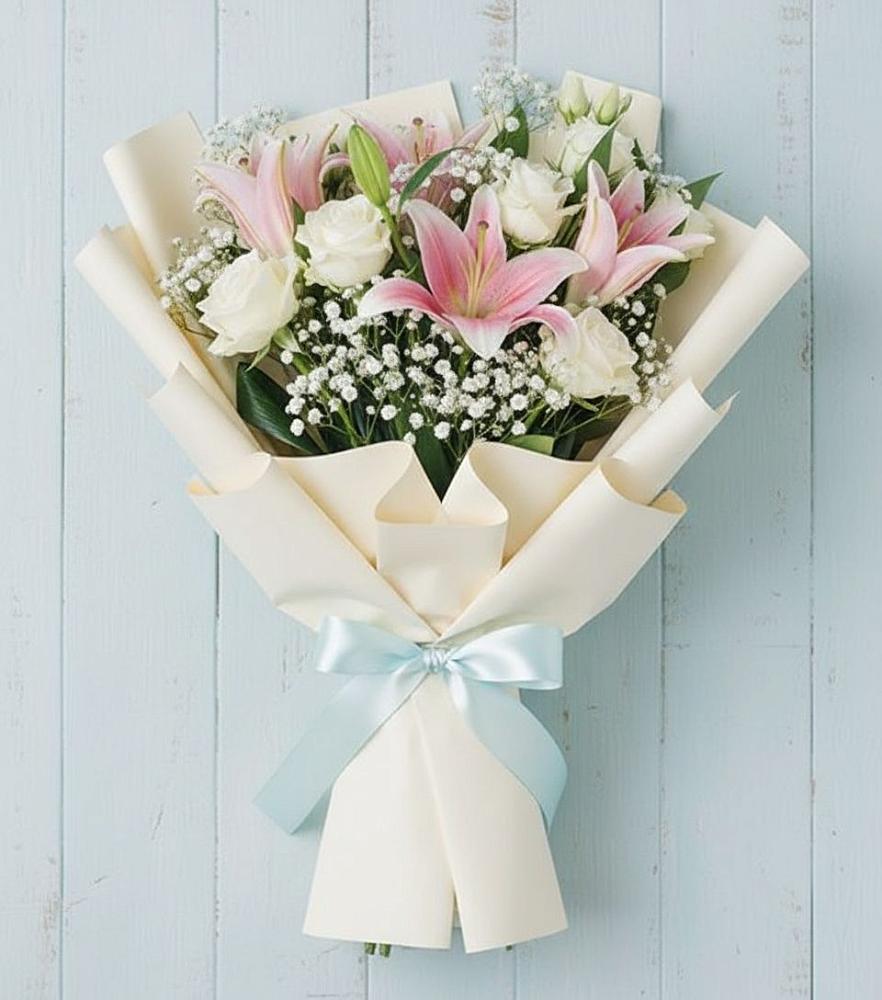 Букет цветов из: Лилии в Спартак