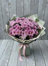 Букет цветов из:  Хризантемы в Спартак