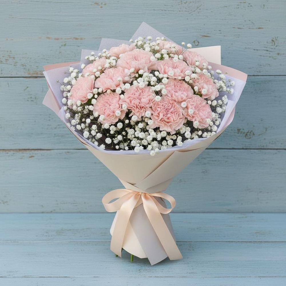 Букет цветов из: Гвоздики в Спартак