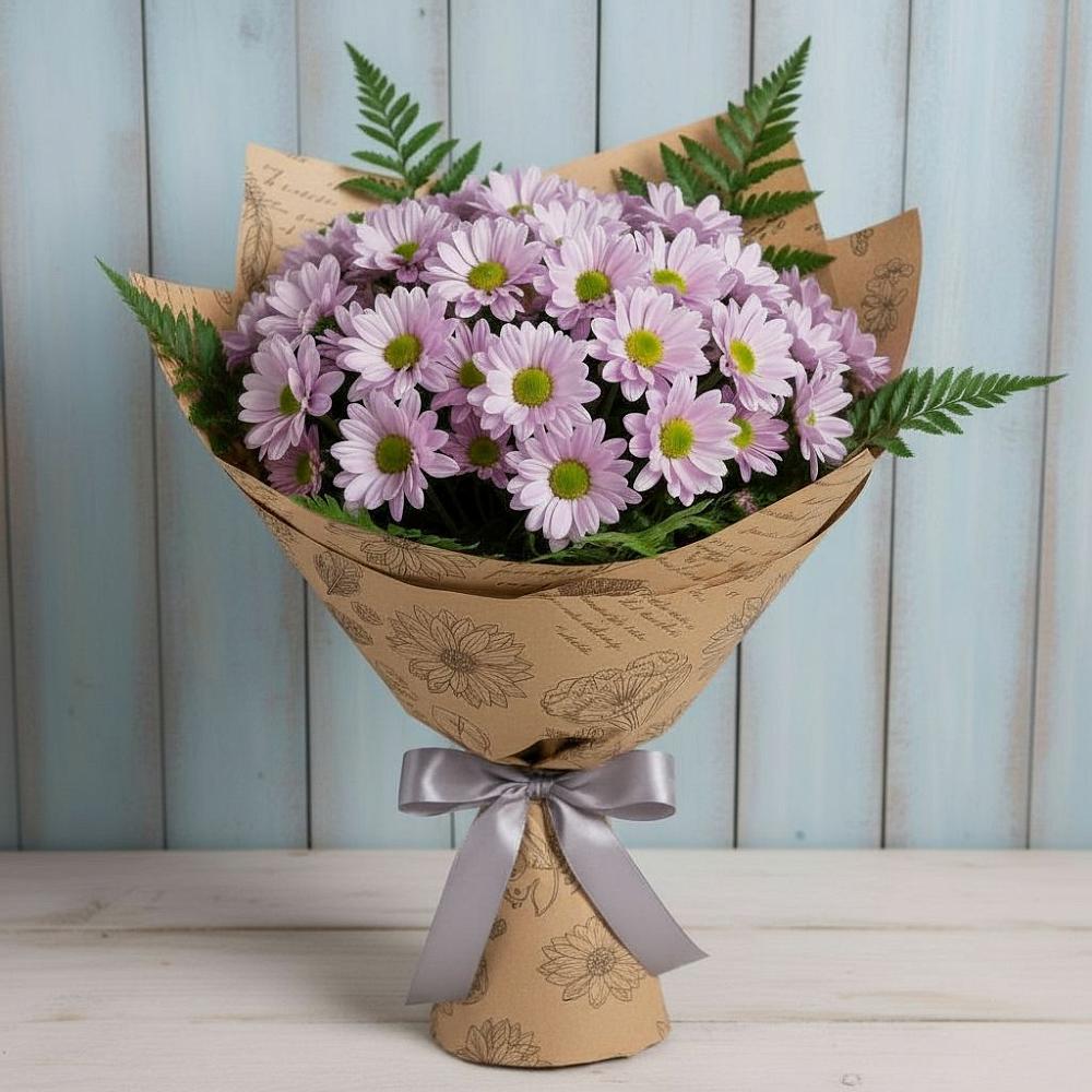 Букет цветов из: Хризантемы в Спартак