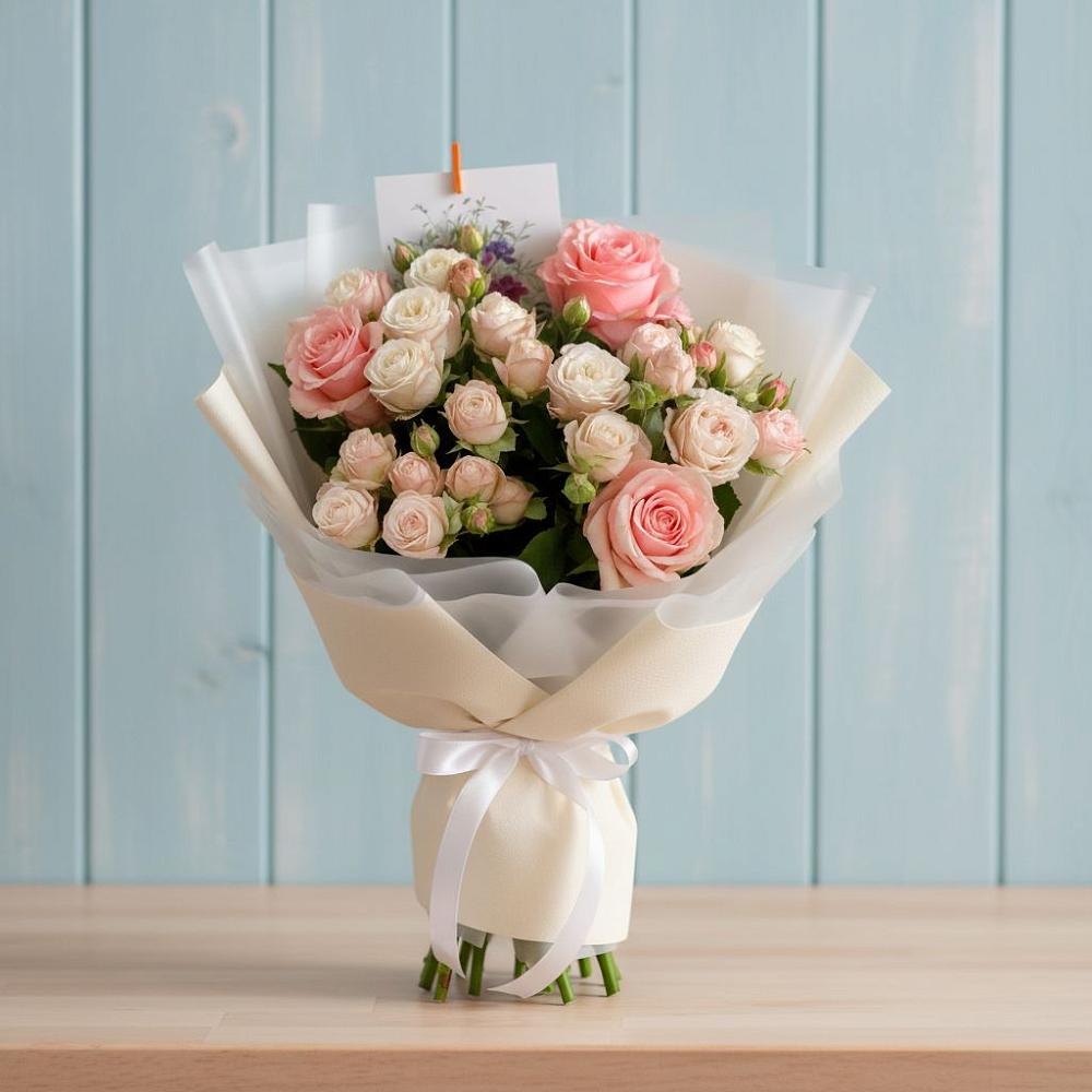 Букет цветов из: Розы в Спартак