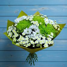 Букет цветов из:  Хризантемы в Спартак