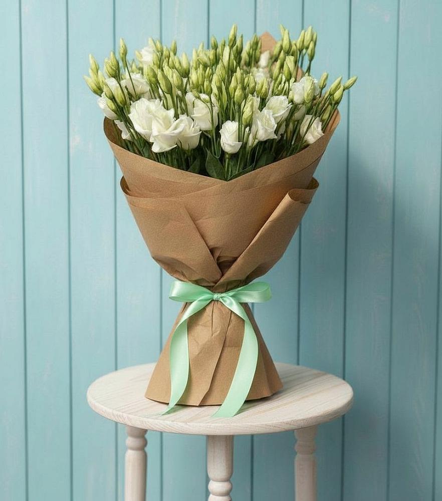 Букет цветов из: Лизиантусы в Спартак