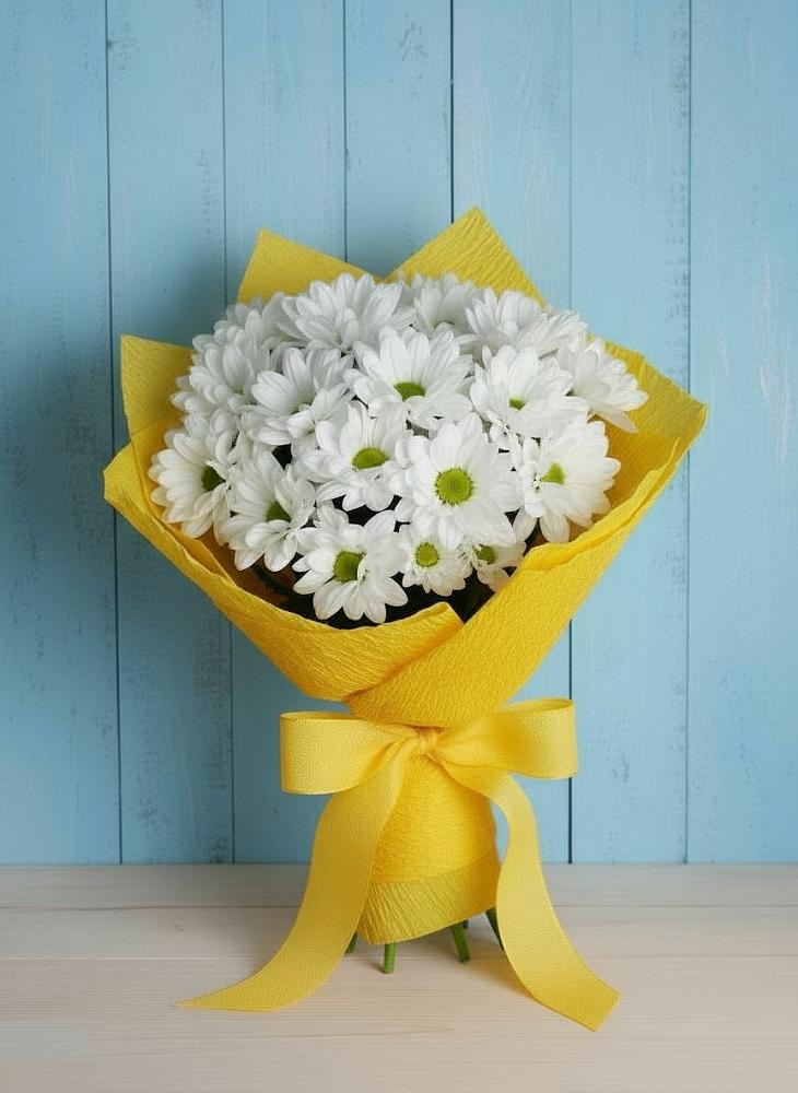 Букет цветов из: Хризантемы в Спартак