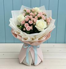 Букет цветов из:  Розы в Спартак