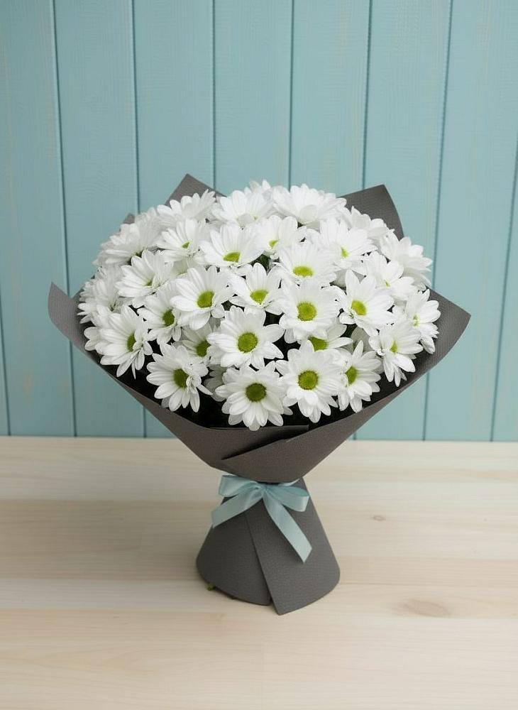 Букет цветов из: Хризантемы в Спартак