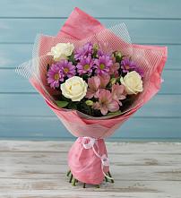 Букет цветов из:  Герберы в Спартак