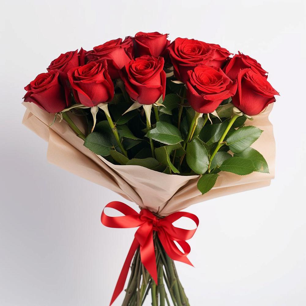Букет 11 Красных роз Эдлесс Лав в Спартак