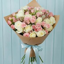 Букет цветов из:  Розы в Спартак